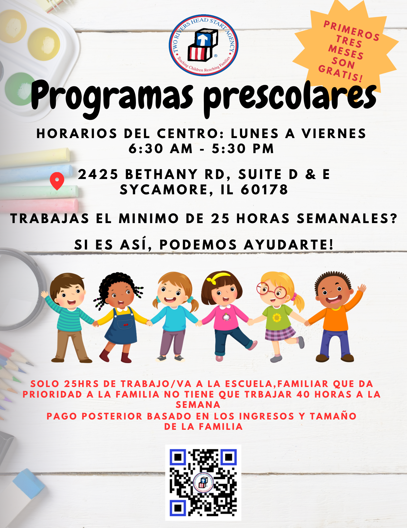 Programs Prescolares flyer